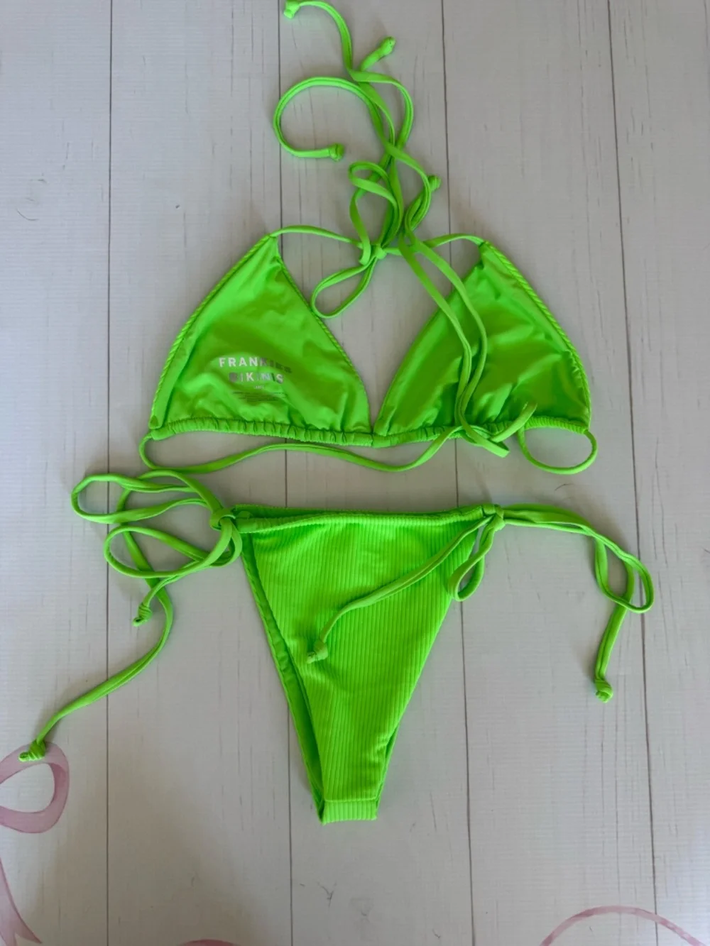Frankies Bikini's Triangle top and Tie side Bottom 